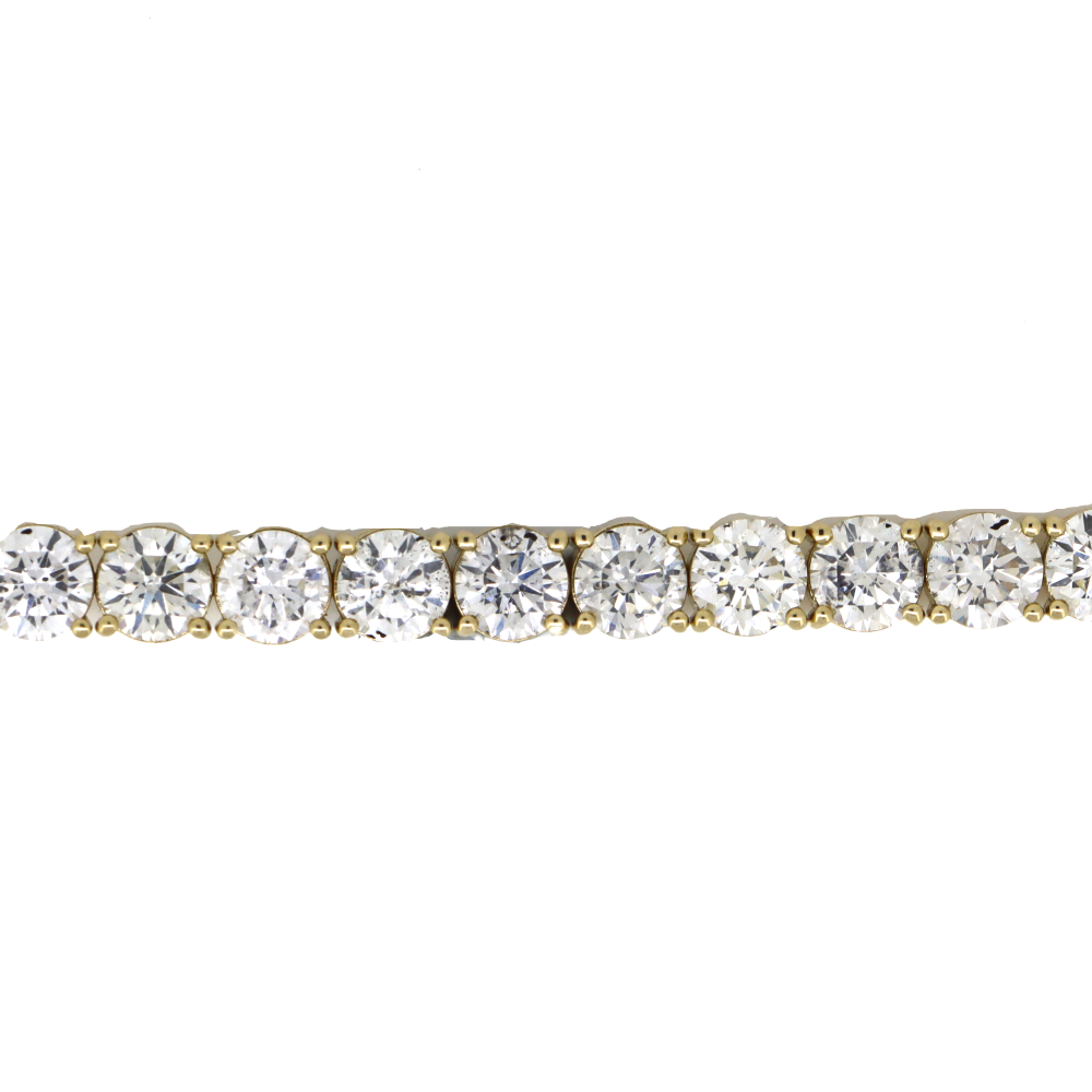 22.29ct Gold and Diamond Tennis Bracelet