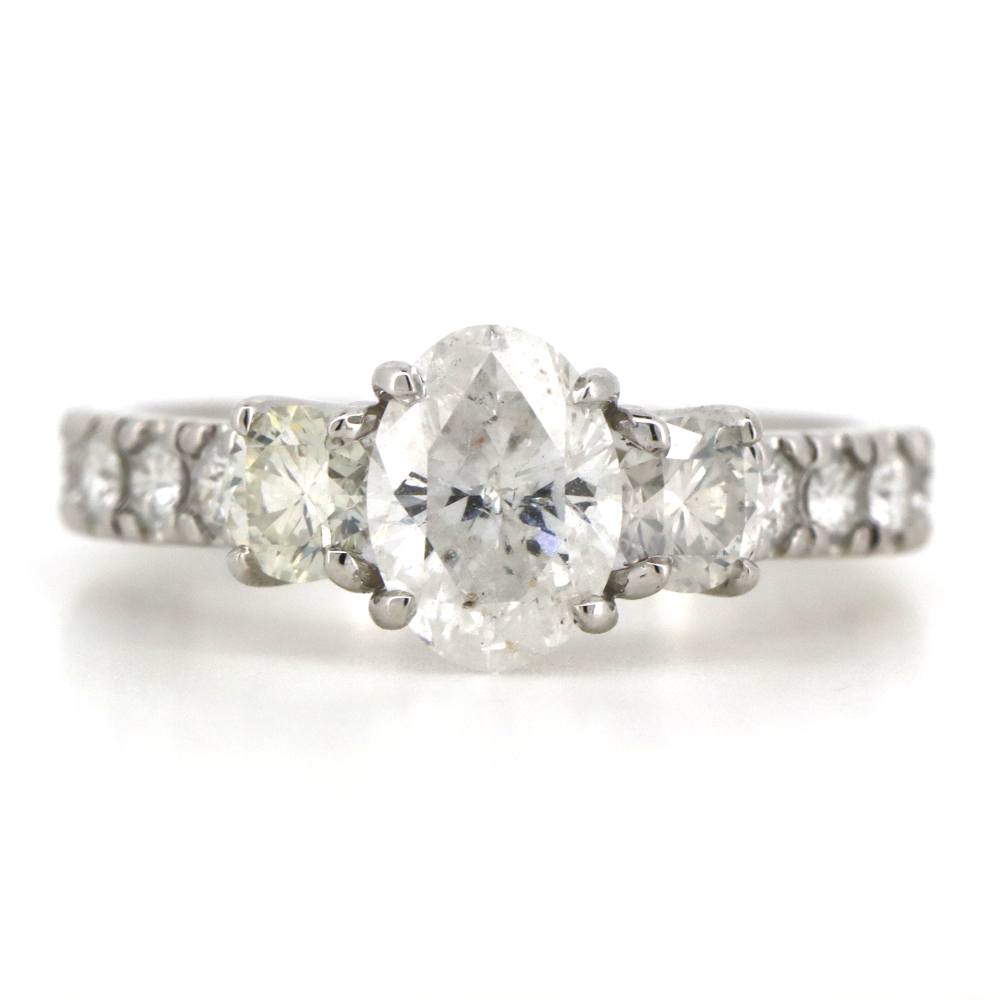 1.03ct Oval Cut Diamond Ring