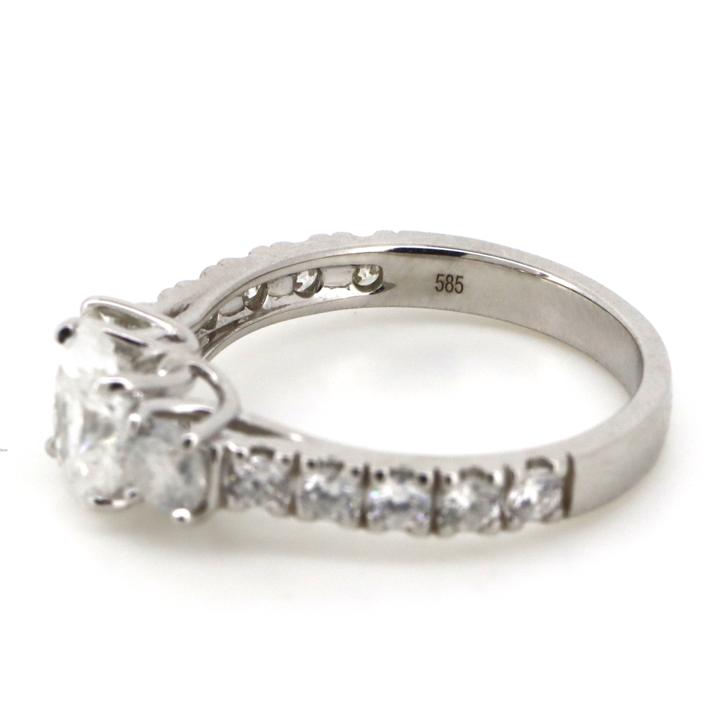 1.03ct Oval Cut Diamond Ring