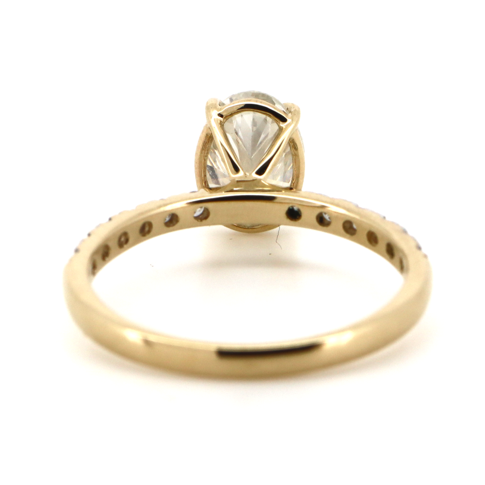 1.41ct Yellow Gold and Diamond Classic Ring