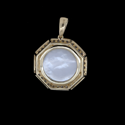 Pearl and Diamond Pendant