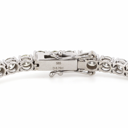 8.79ct Diamond Tennis Bracelet