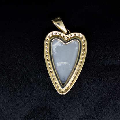 Lightning Ridge Opal and Diamond Pendant