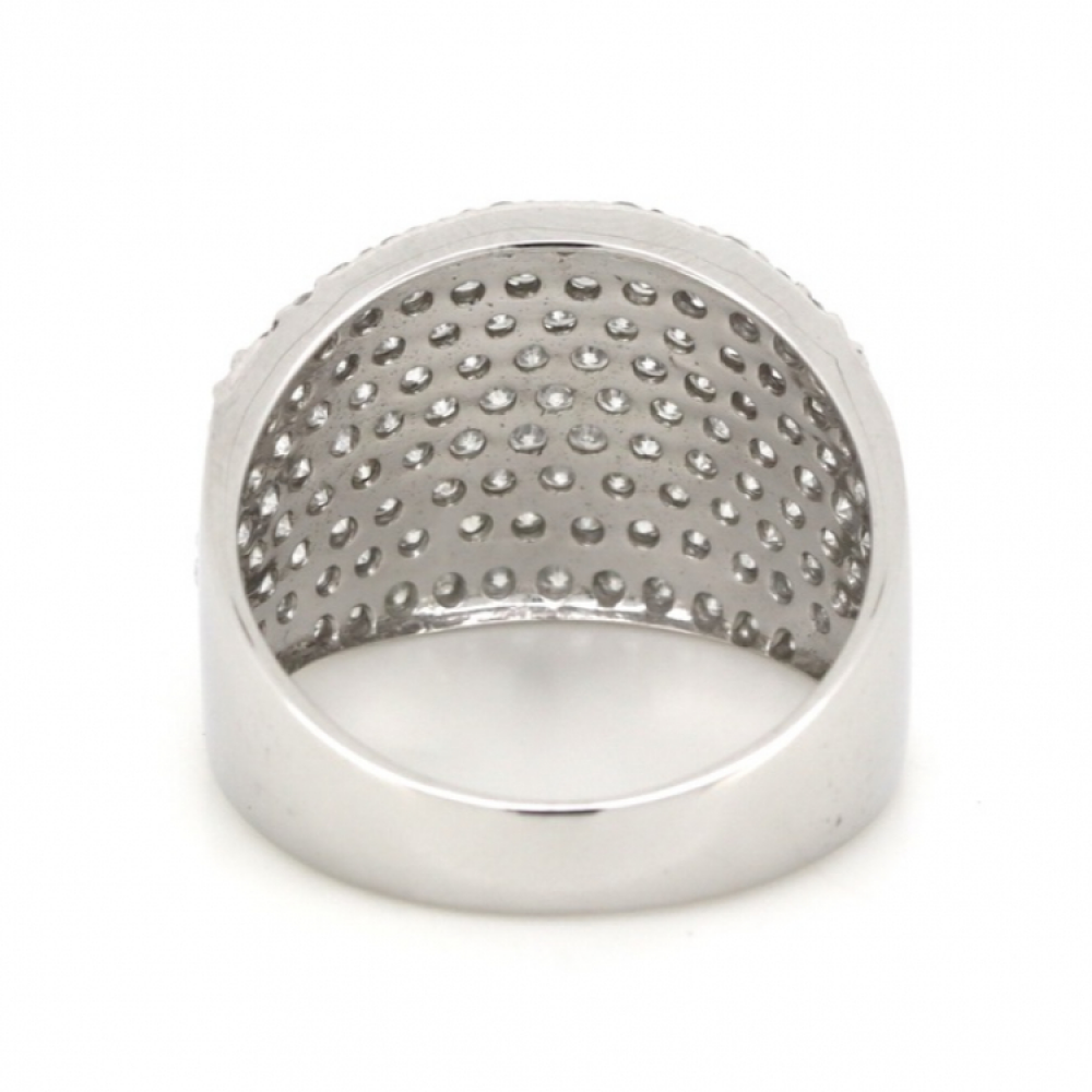 1.919ct White Gold Diamond Cluster Ring