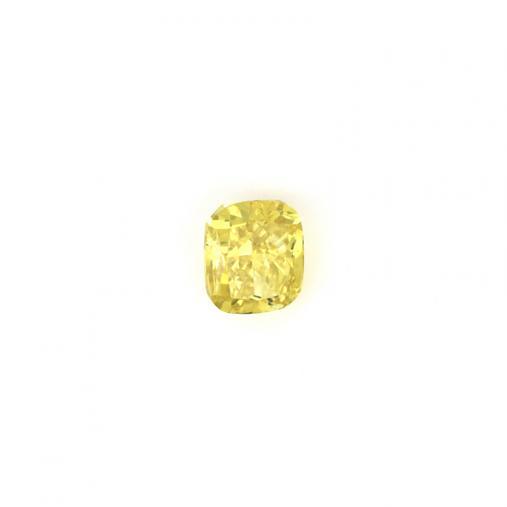 1.21ct Certified Natural Fancy Vivid Yellow Diamond