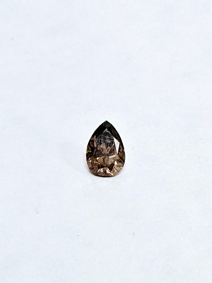 1.01 CT Pear shaped Dark Champagne loose Diamond