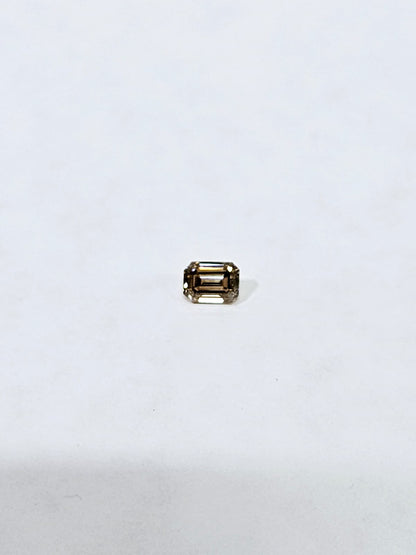 1.01 CT Emerald Cut Champagne Natural Diamond