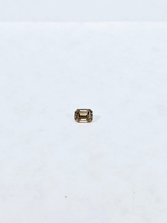 1.01 CT Emerald Cut Champagne Natural Diamond