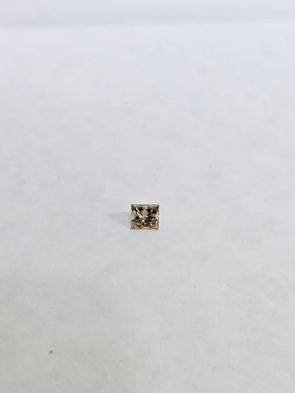 1.10ct Light Champagne Princess Cut Diamond