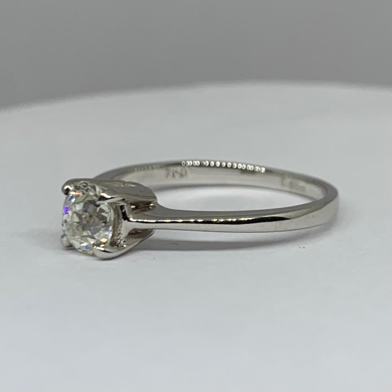 0.60ct Round Brilliant Cut Natural Diamond Ring