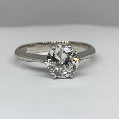 1.02ct Round Brilliant Cut Natural Diamond Ring