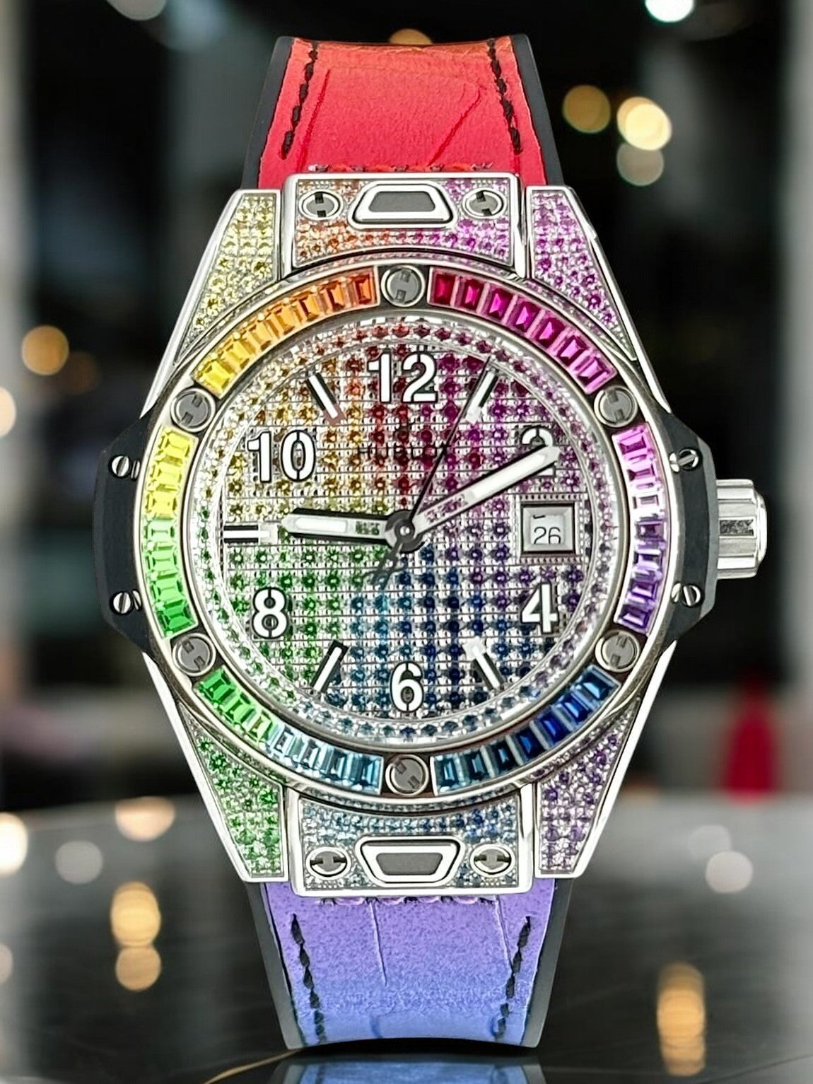 Hublot Big Bang One Click Steel Rainbow 485.SX.9900.LR.0999 | 2023 | 33mm