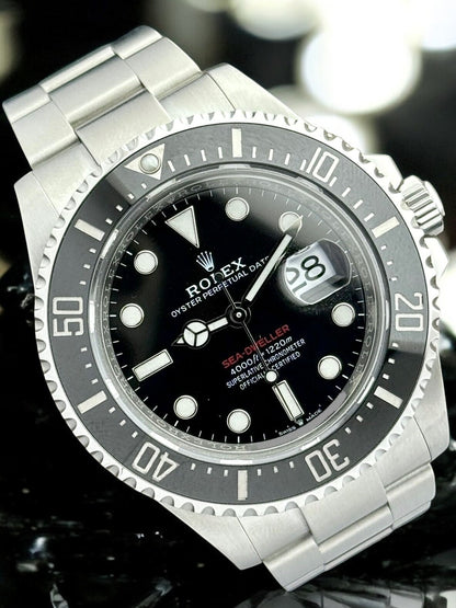 Rolex Sea-Dweller Black Dial Red Letters Ceramic 126600 | 2024 | 43mm