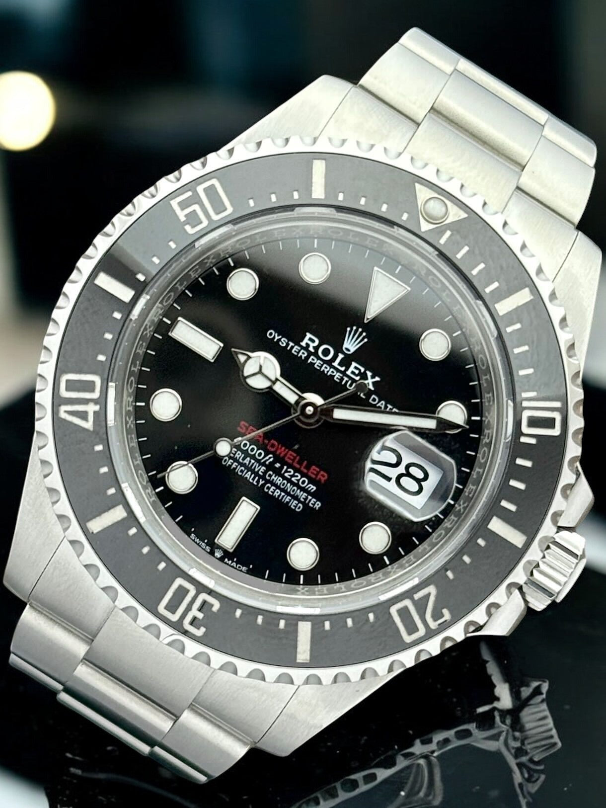 Rolex Sea-Dweller Black Dial Red Letters Ceramic 126600 | 2024 | 43mm