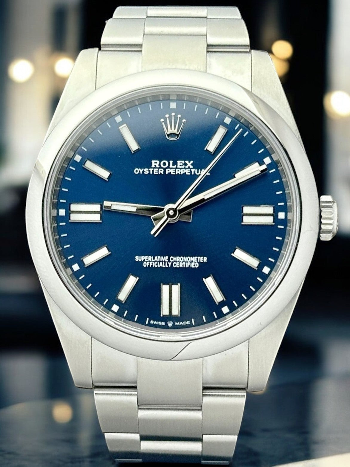 Rolex Oyster Perpetual 41 Blue Oyster 124300 | 2022 | 41mm